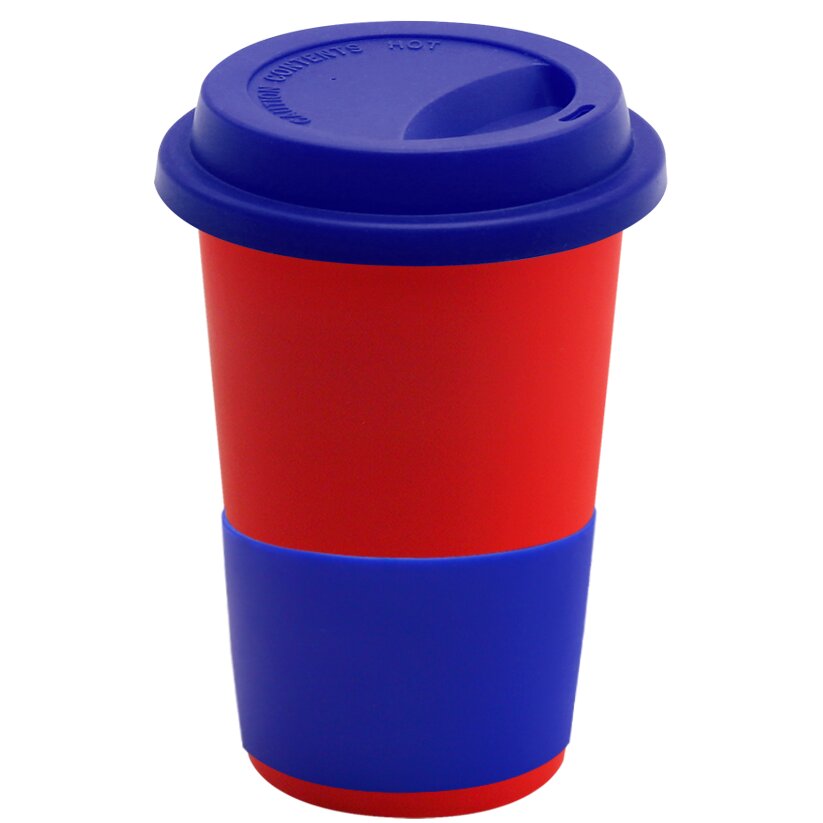 Кружка Magic To Go, красный/тёмно-синий