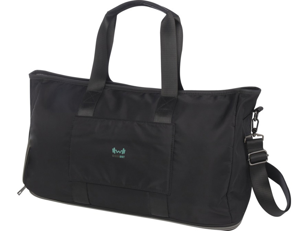 Rhine расширяемая спортивная сумка на 35 л из переработанных материалов по стандарту GRS, сплошной черный