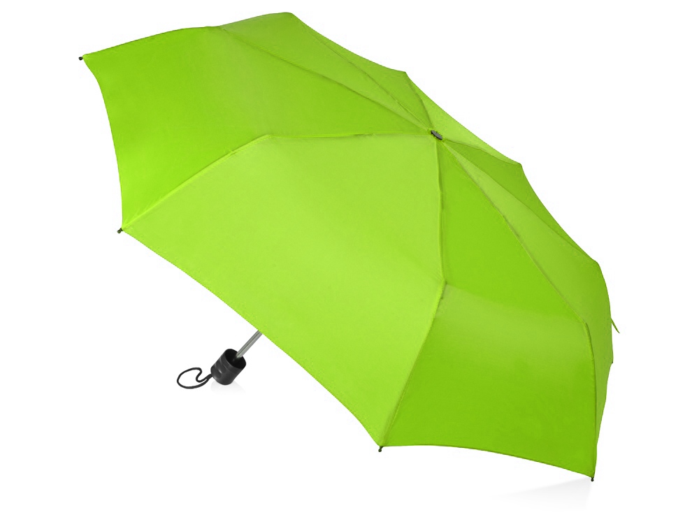 Зонт складной Columbus, механический, 3 сложения, с чехлом, зеленое яблоко