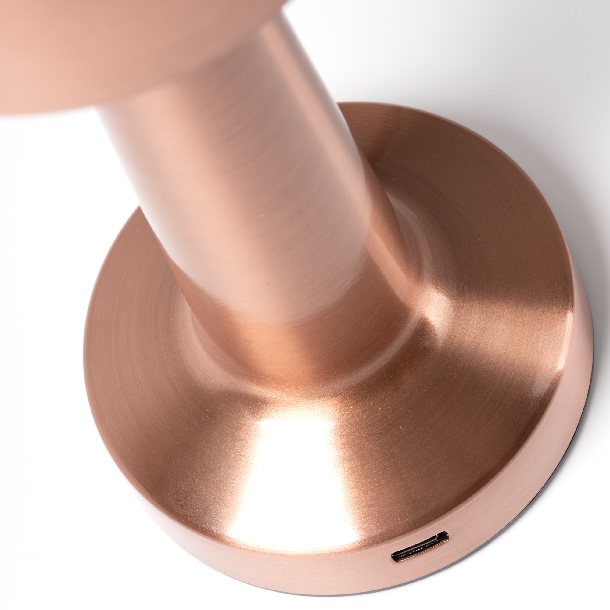 Настольная лампа REIKI cо встроенной батареей, розовое золото