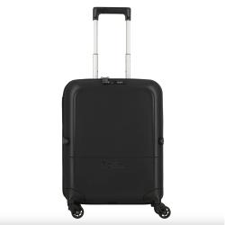 Чемодан складной Rollink FLEX LIGHT 55x40x20 см, 4 колеса, черный