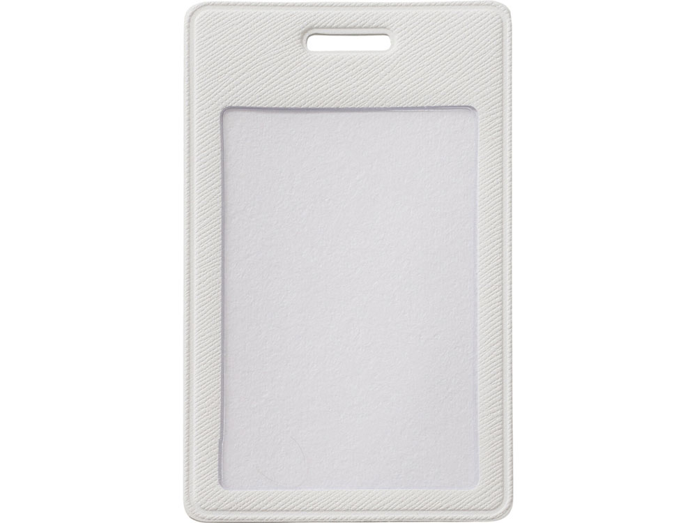 Бейдж с рулеткой-карабин Favor, белый