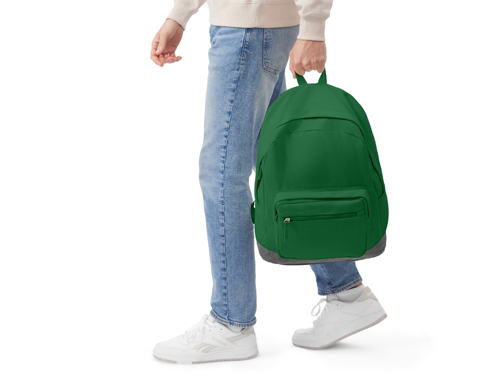 Рюкзак Shammy с эко-замшей для ноутбука 15, зеленый