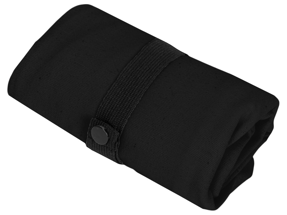 Сумка Fixy из переработанного хлопка с фиксирующей эластичной лентой, черный