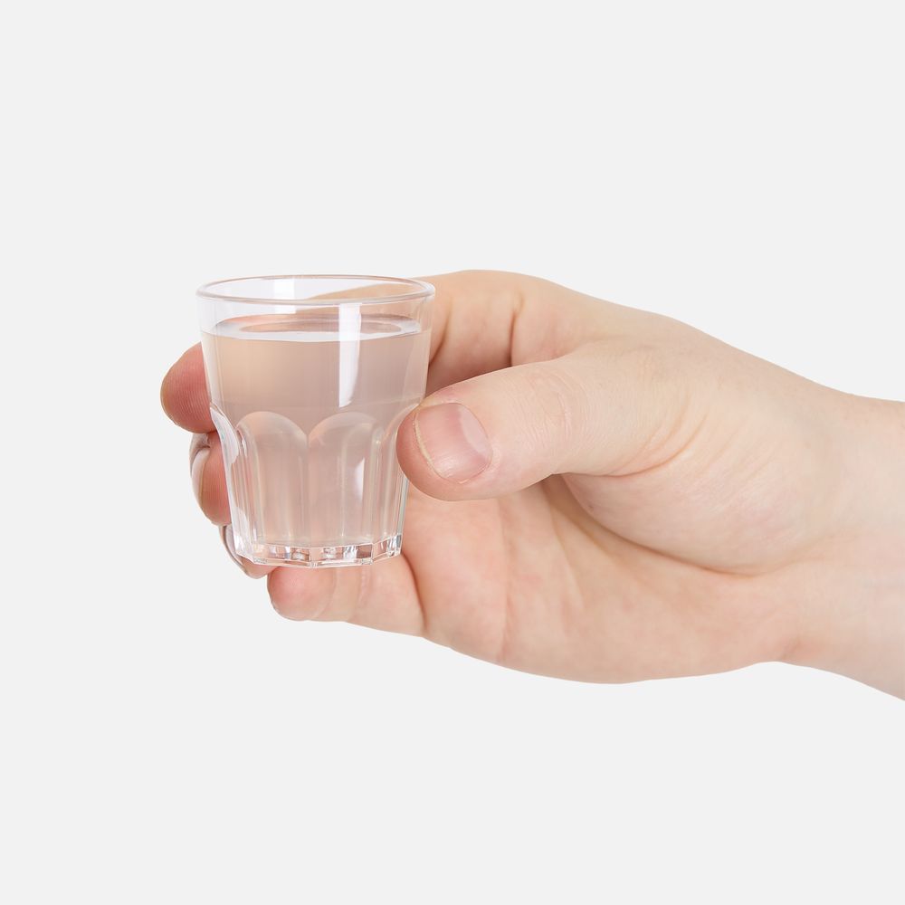 Стопка пластиковая «Граненая»