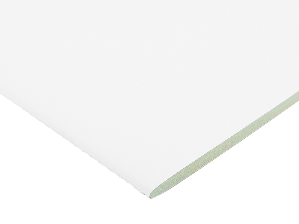 Бизнес-тетрадь А5 Pragmatic Contrast, 40 листов в клетку, белый с салатовым срезом