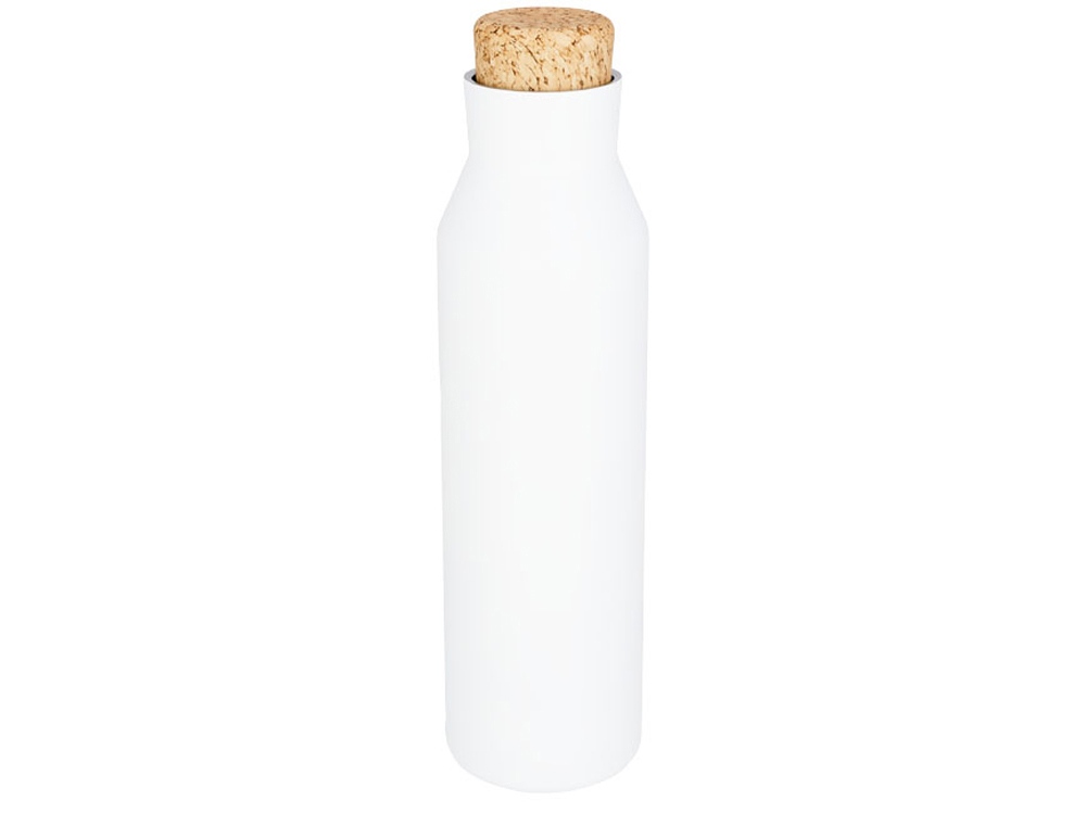 Вакуумная изолированная бутылка с пробкой, белый