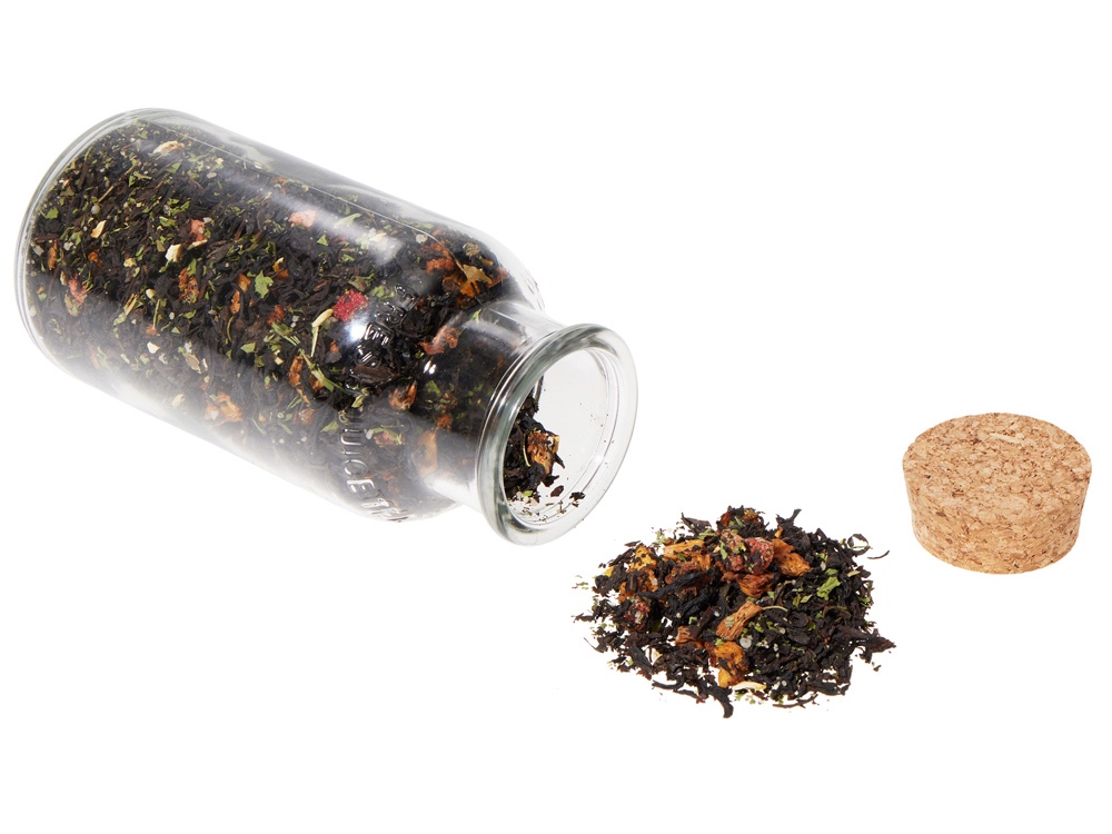 Сокочай чёрный Ананас, клубника, мята, мёд, лимон, 130 г.