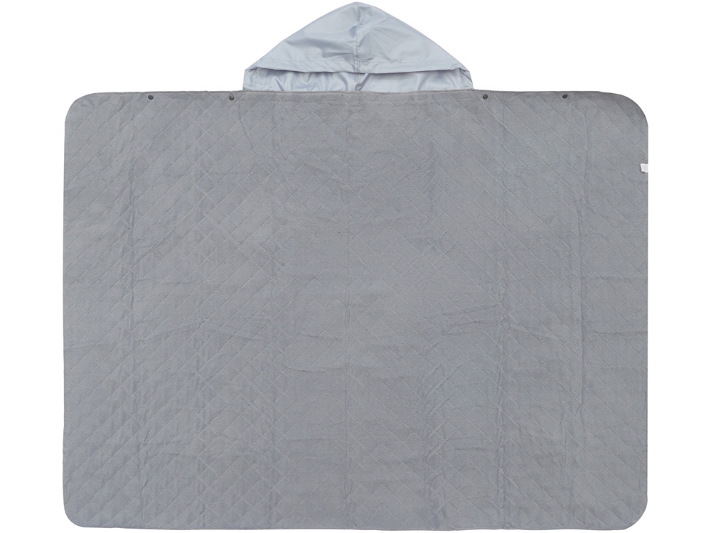 Пончо Cappy с капюшоном на липучке в мешке, серый