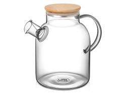 Стеклянный чайник с бамбуковой крышкой Sencha M