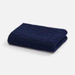 Плед Knitline, темно-синий (сапфир)