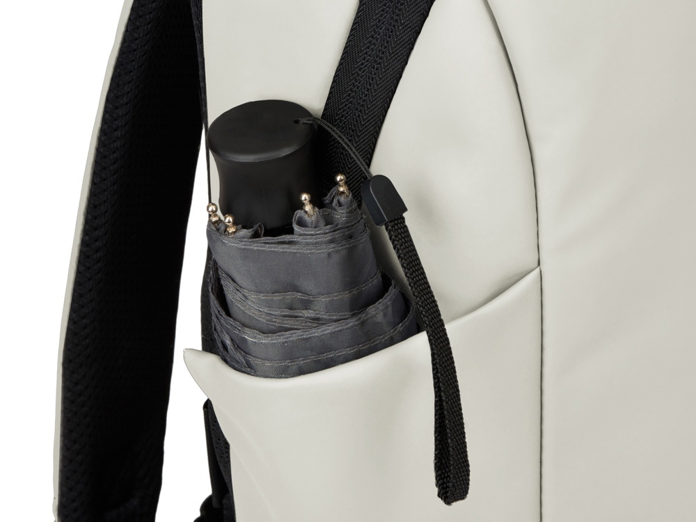 Рюкзак Sofit для ноутбука из экокожи, молочный