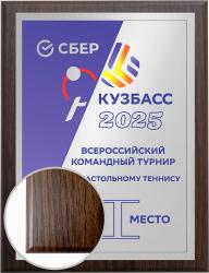 Плакетка с металлической пластиной Плакетка с металлической пластиной