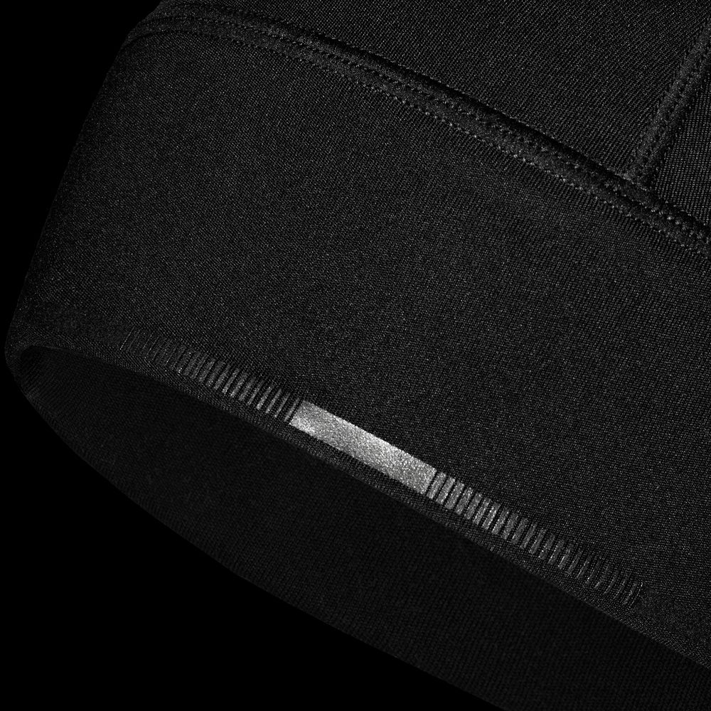 Спортивная шапка утепленная Jogge, черная Спортивная шапка утепленная Jogge, черная