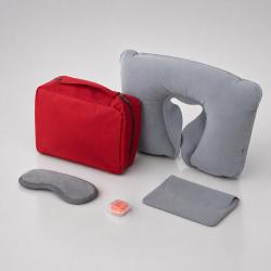 Набор для путешествий Comfy Flight, красный Набор для путешествий Comfy Flight, красный