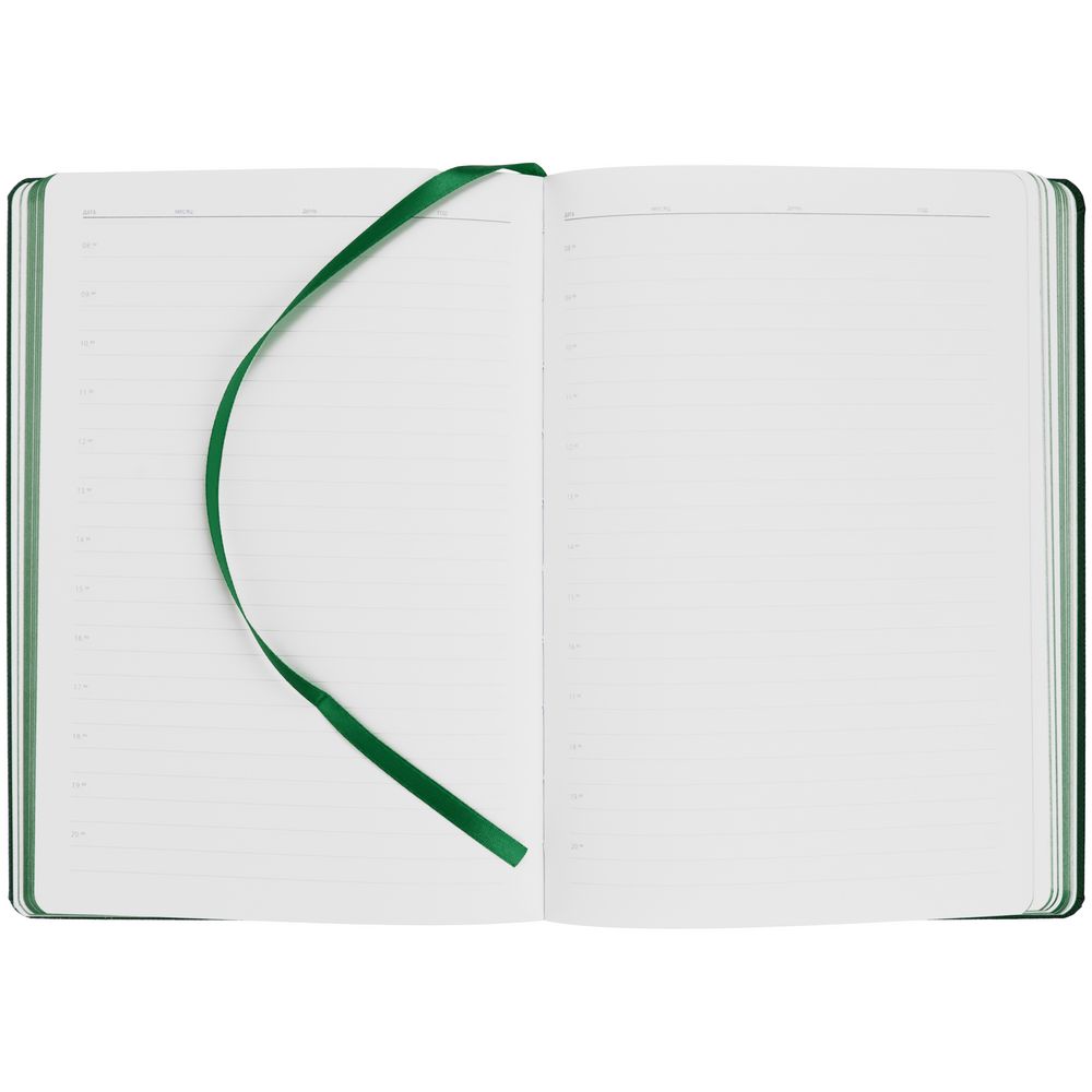 Ежедневник Peel, недатированный, зеленый Ежедневник Peel, недатированный, зеленый