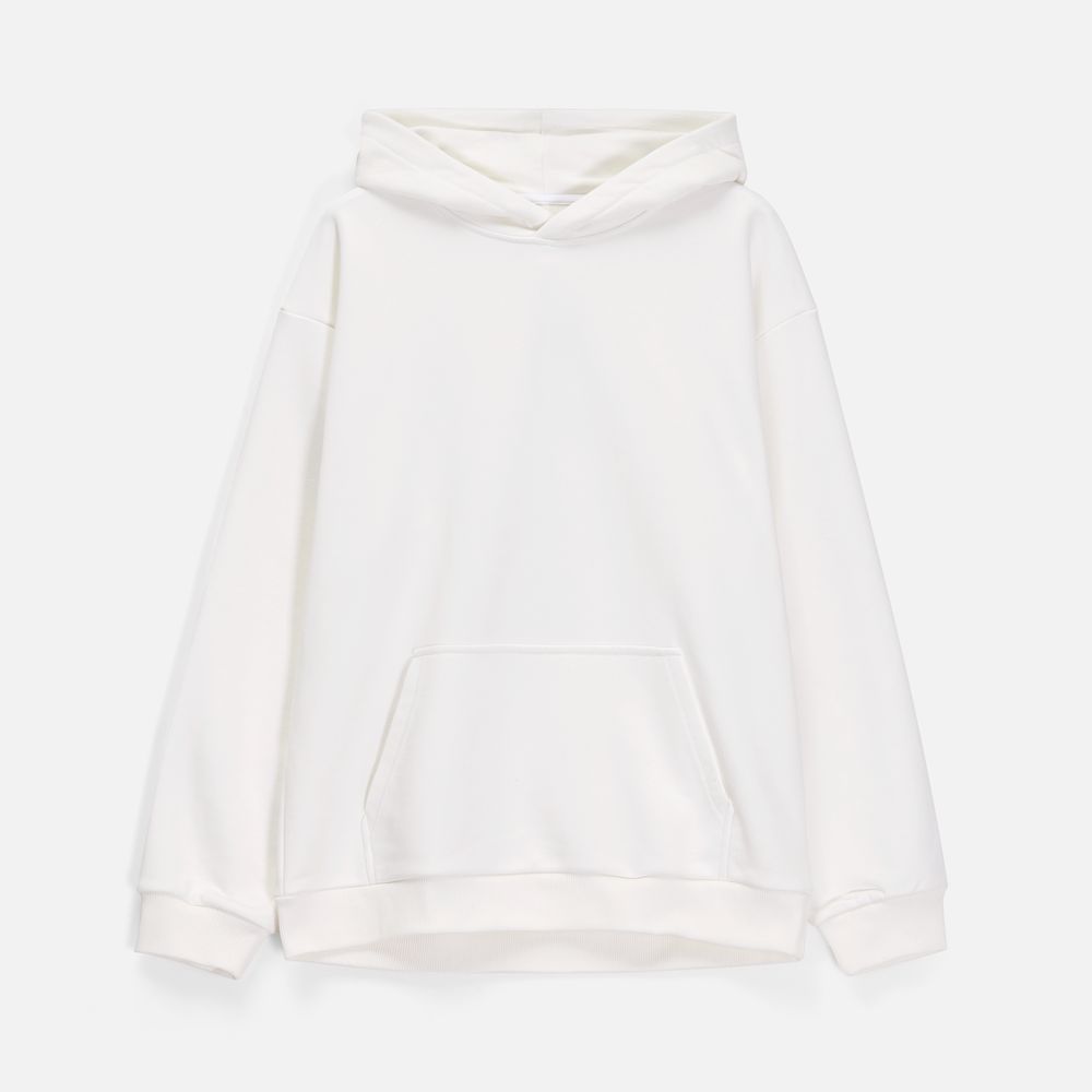 Худи унисекс оверсайз Songo, молочно-белое