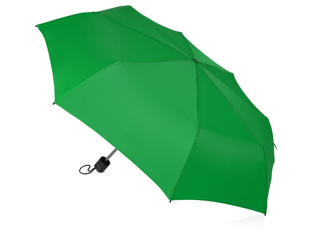 Зонт складной Columbus, механический, 3 сложения, с чехлом, зеленый