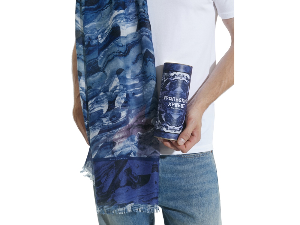 Шарф мужской Уральский хребет