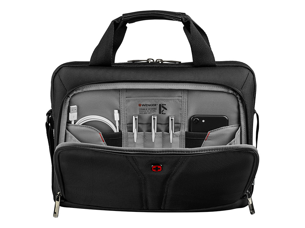 Сумка для ноутбука WENGER BC Free 14'', чёрный, 100% полиэстер, 35x26x6 см, 5 л