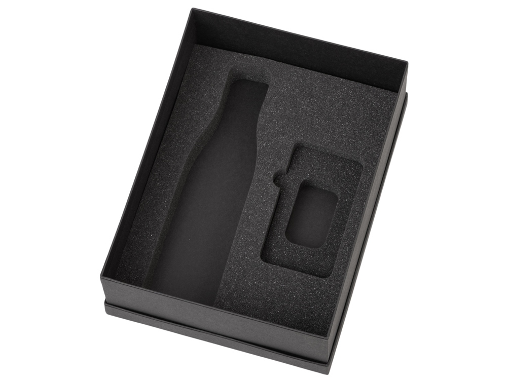 Подарочный набор с термобутылкой и повербанком С1, 5000 mAh, синий