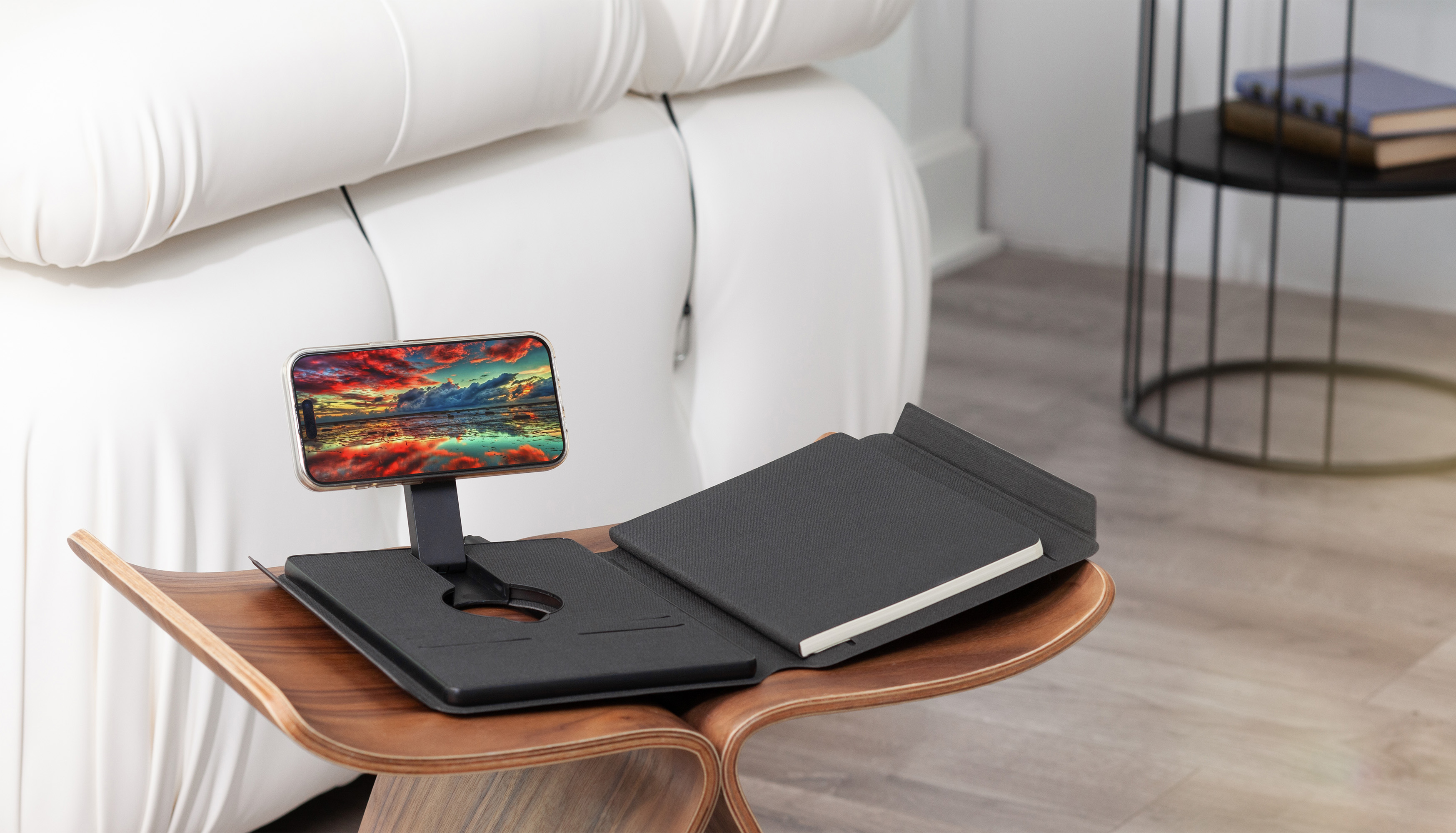 Папка А5 с беспроводным (10W) зарядным устройством 5000 mAh, с MagSafe и блокнотом