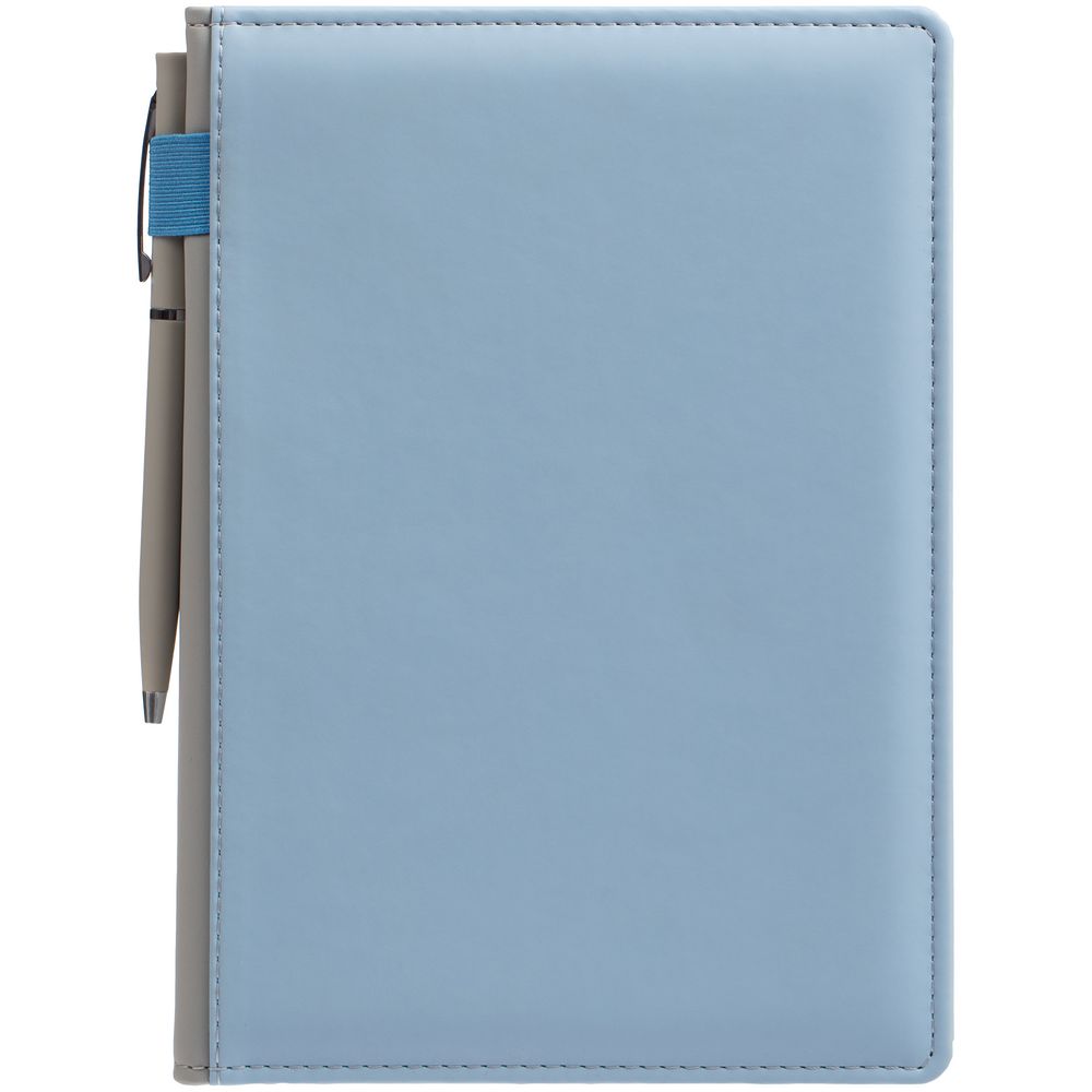 Ежедневник Spain Shall, недатированный, голубой с серым Ежедневник Spain Shall, недатированный, голубой с серым