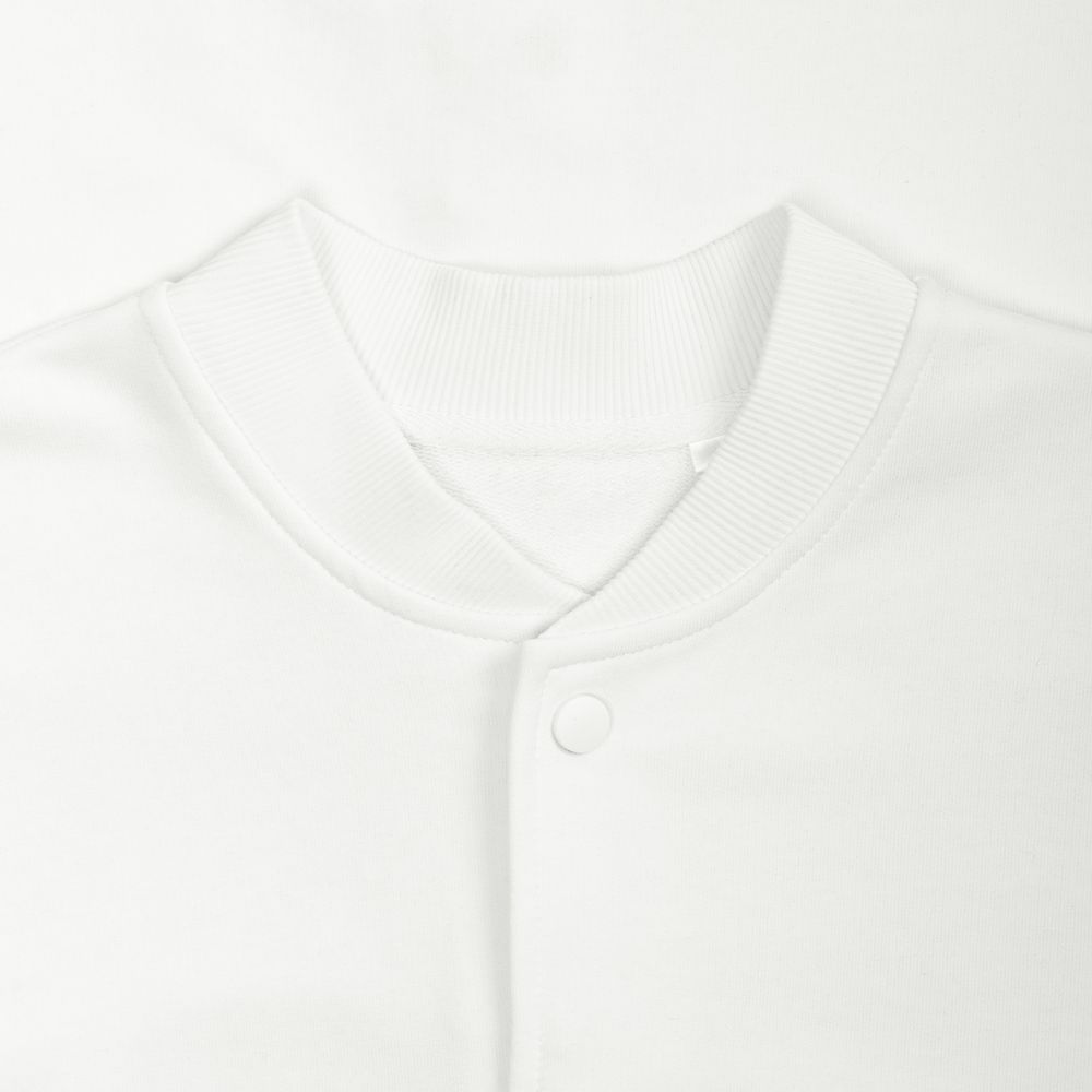 Бомбер унисекс Nuppu, молочно-белый Бомбер унисекс Nuppu, молочно-белый