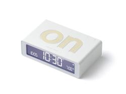 Часы настольные Flip Mini, белый