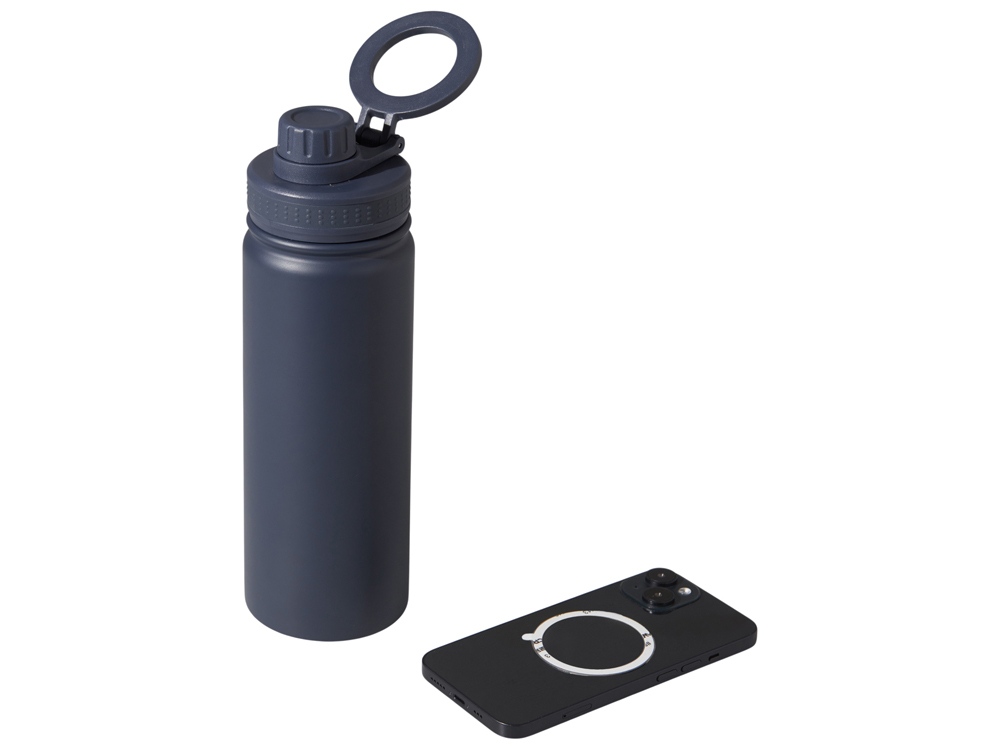 Вакуумная термобутылка с magsafe-держателем INSIDER, 600 мл, синий