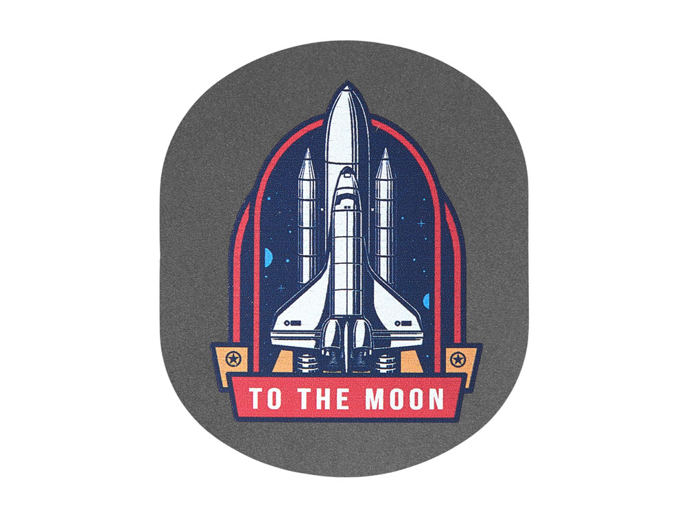 ПАТЧ ОВАЛ nubuk (серый) 6,0 х 5,0 см