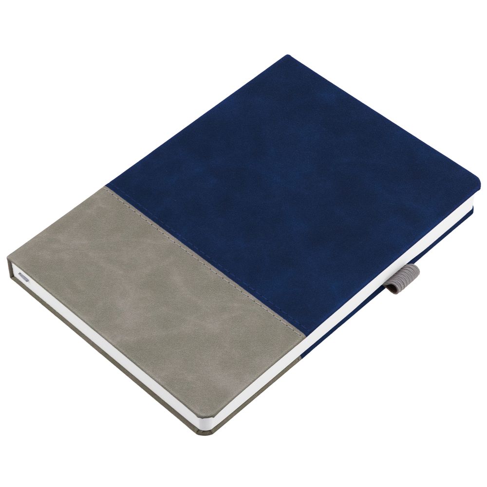 Ежедневник Horizon, недатированный, серый с синим