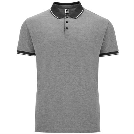 Футболка поло BOWIE мужская, ПЁСТРЫЙ ЧЕРНЫЙ XL