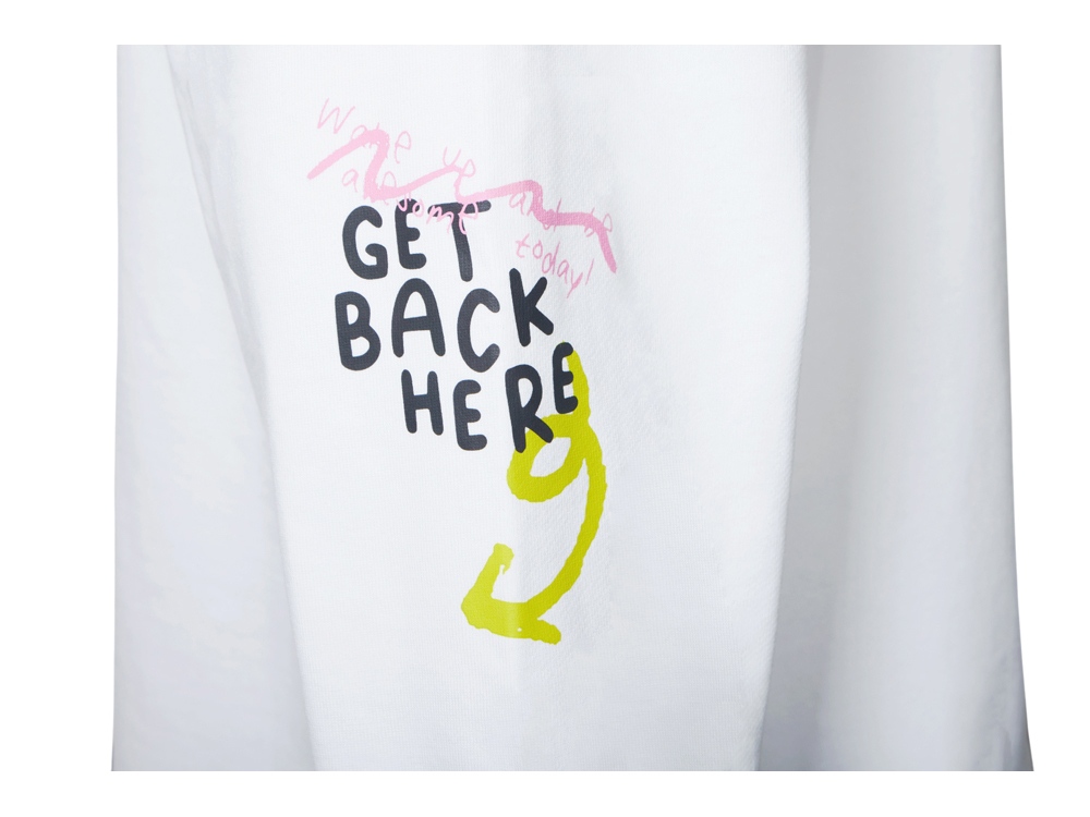 Свитшот оверсайз с рукавом реглан Belgrade, унисекс, белый, ДТФ текстиль