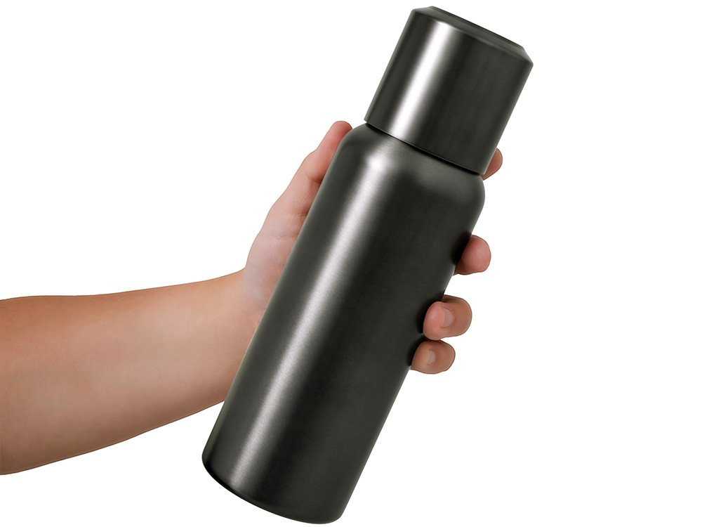 Вакуумный термос c магнитной крышкой Magne, 500 мл, темно-серый