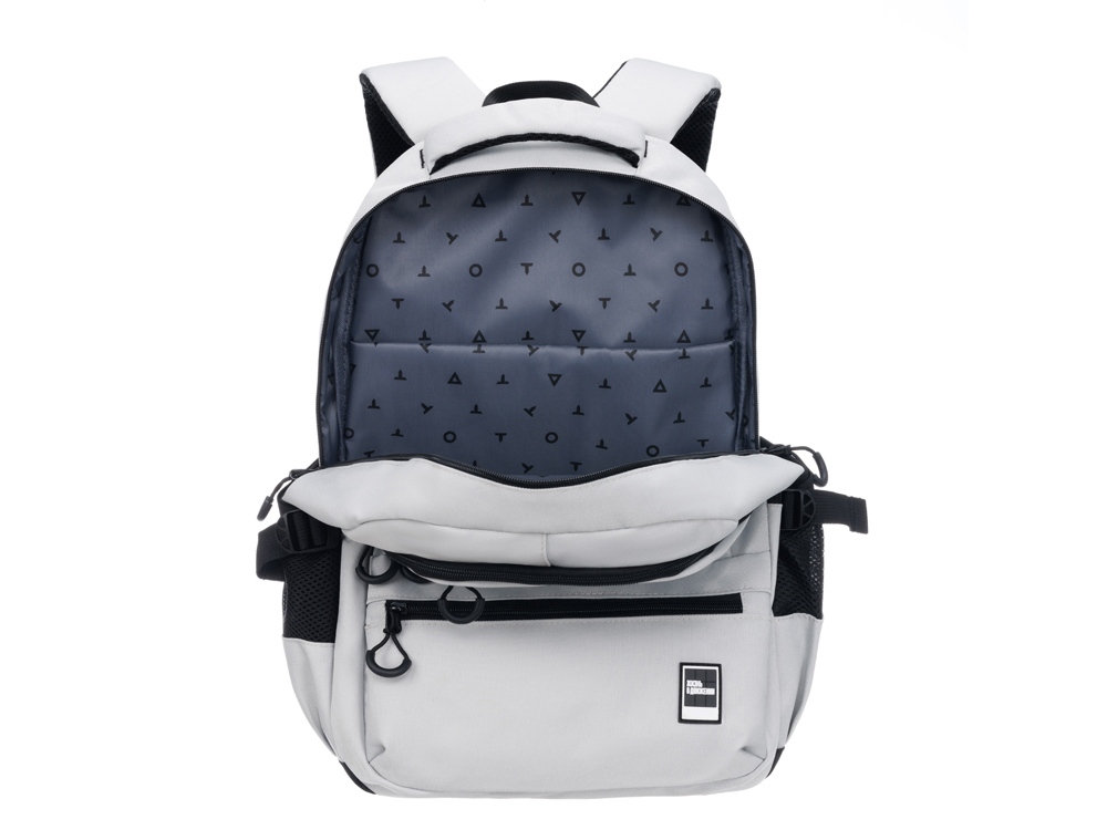 Рюкзак TORBER CLASS X, молочный, 46 х 32 х 13 см + Мешок для сменной обуви в подарок! Рюкзак TORBER CLASS X, молочный, 46 х 32 х 13 см + Мешок для сменной обуви в подарок!