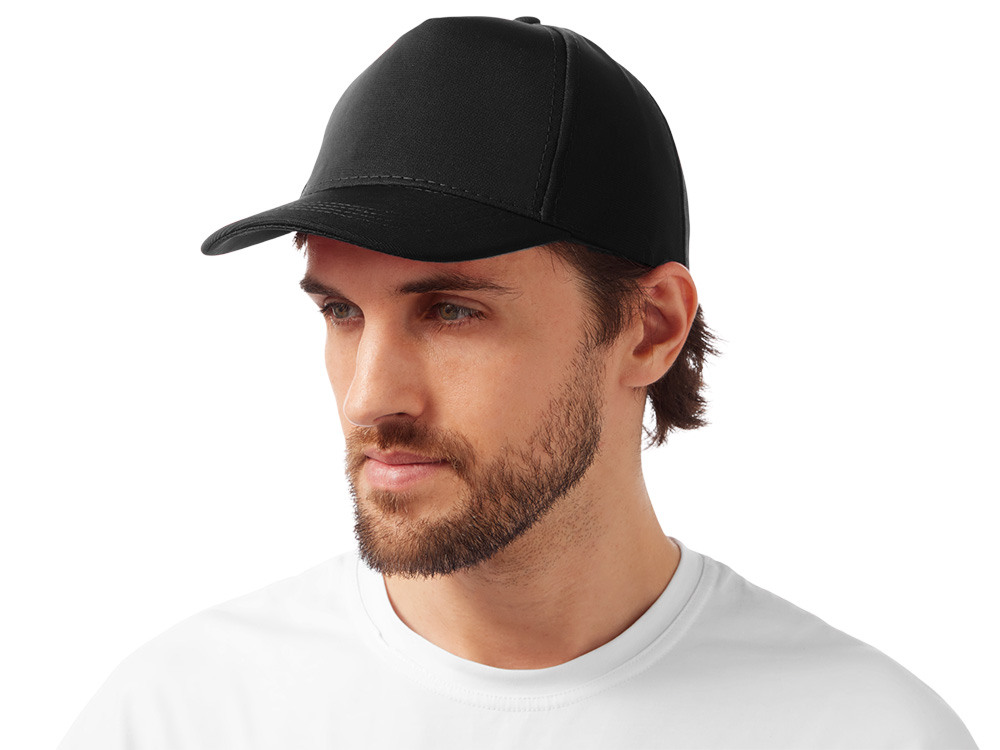 Бейсболка из структурной ткани Fargo, черный