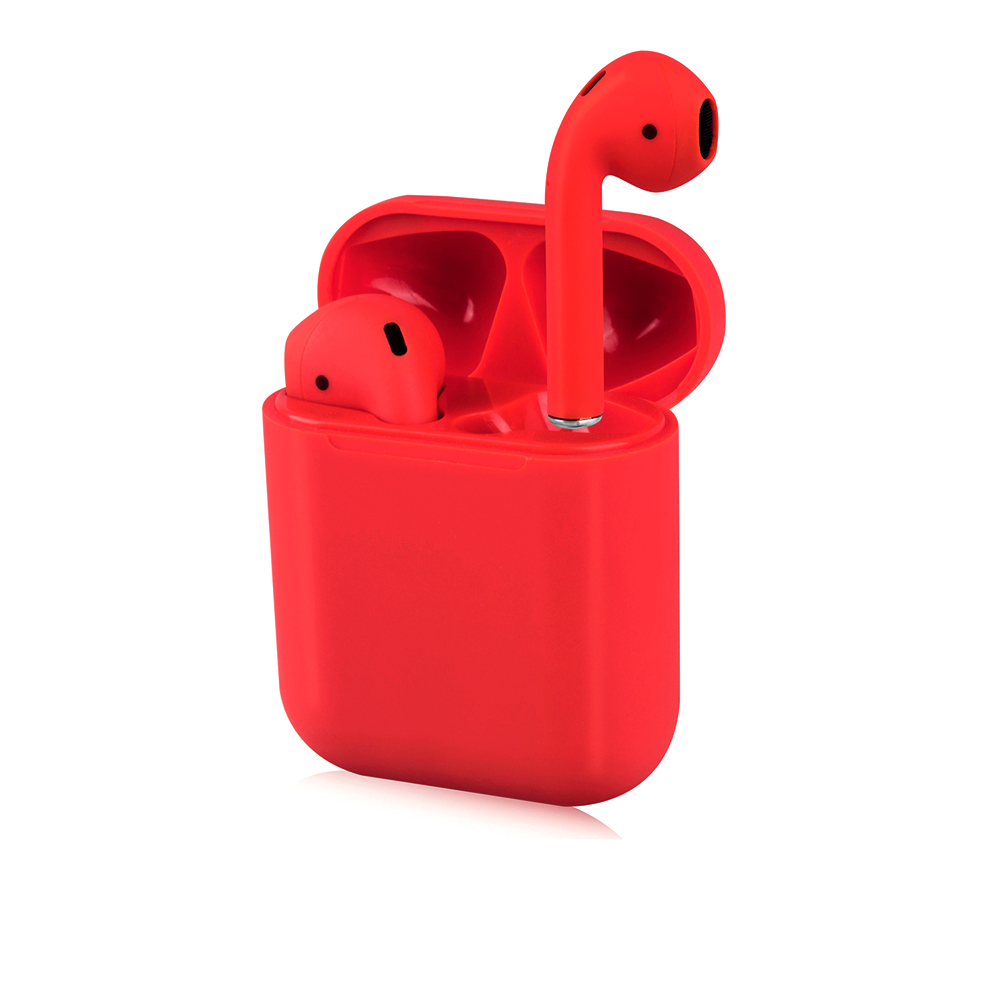 Наушники беспроводные  Bluetooth littlePods, красные