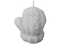 Свеча Рукавичка, серый