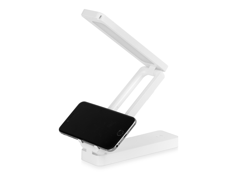 Складывающаяся LED лампа с беспроводной зарядкой Lightfold, белый Складывающаяся LED лампа с беспроводной зарядкой Lightfold, белый