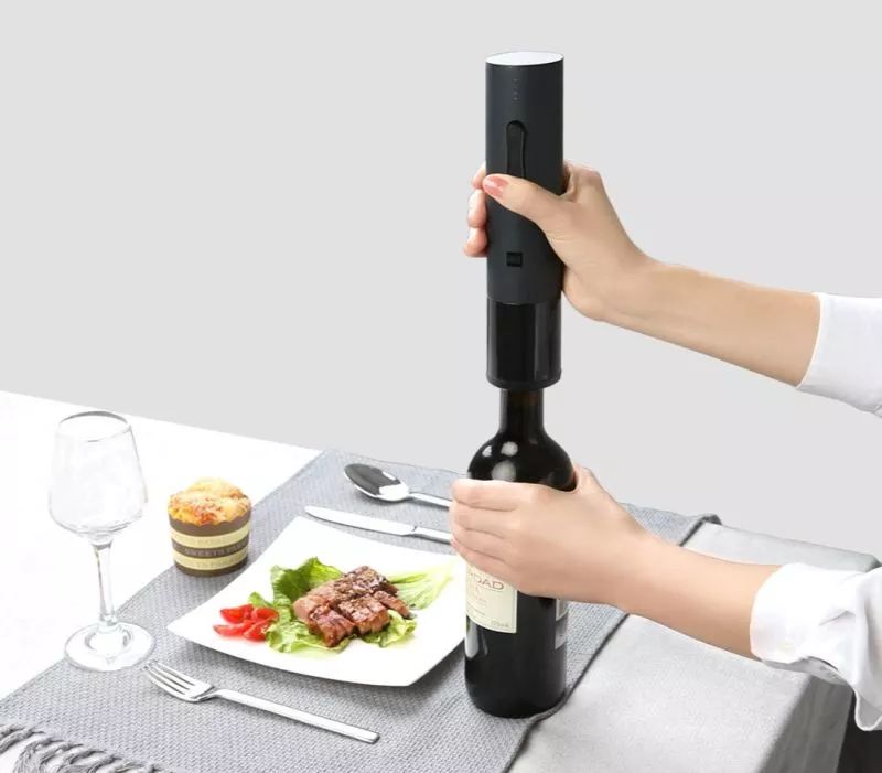 Электрический штопор HuoHou Electric Wine Bottle Opener, черный