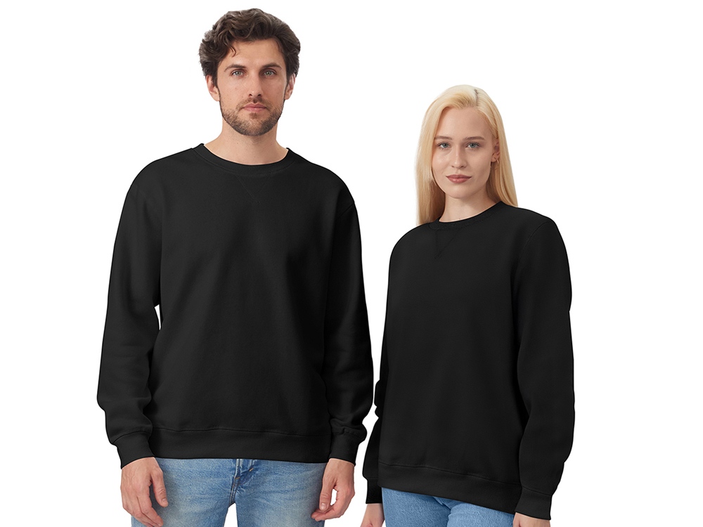 Свитшот Lisbon унисекс, черный