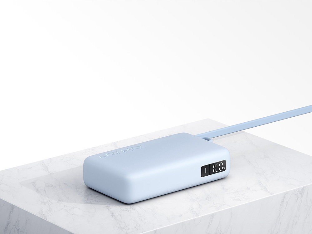 Внешний аккумулятор со встроенным кабелем Xiaomi 67W Power Bank 10000 (Integrated Cable) Ice Blue