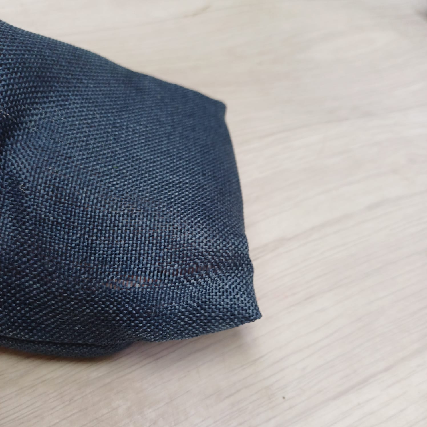 Мешочек подарочный, искусственный лен, малый, темно-синий Мешочек подарочный, искусственный лен, малый, темно-синий