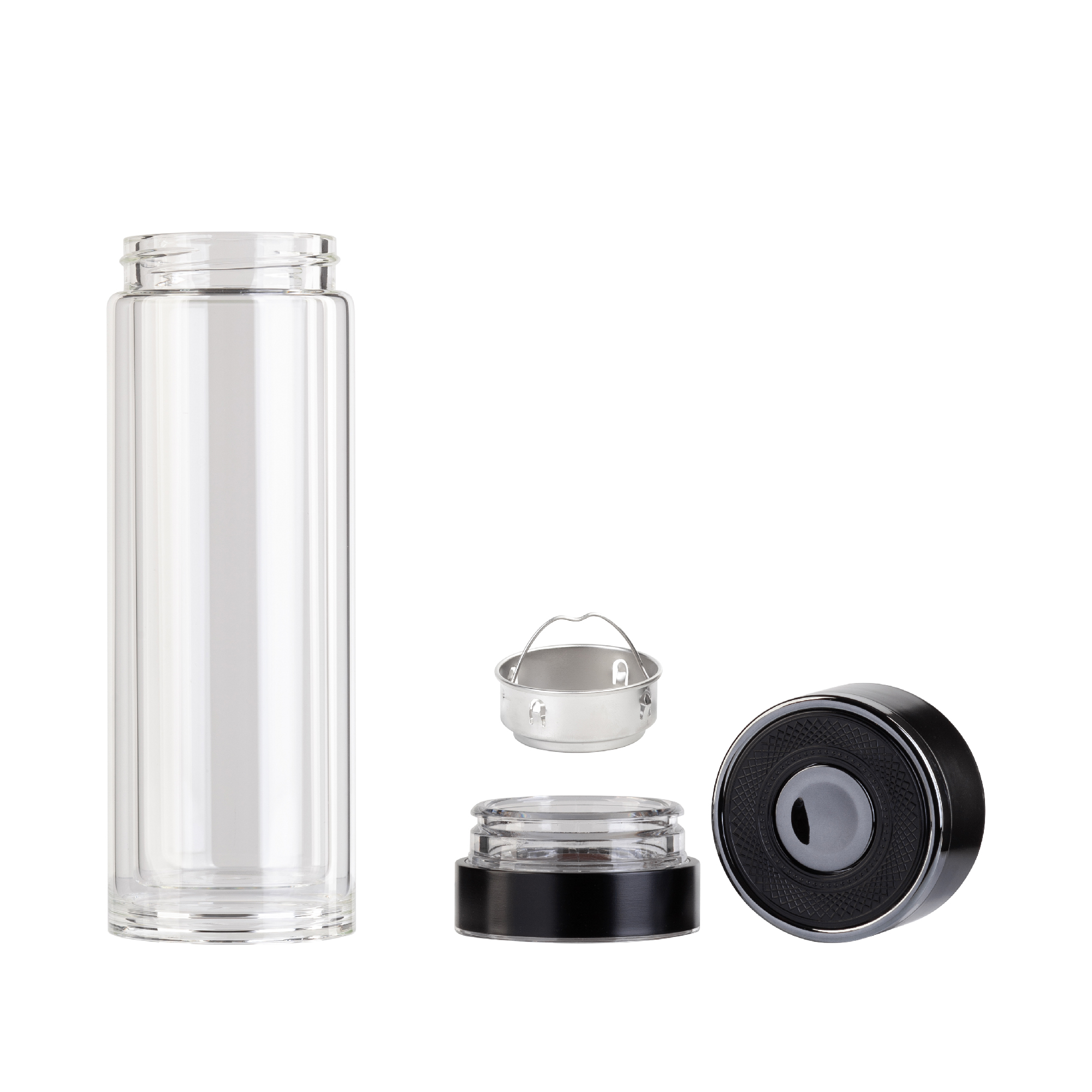 Заварочный термос "Press" 400 мл, серебристый