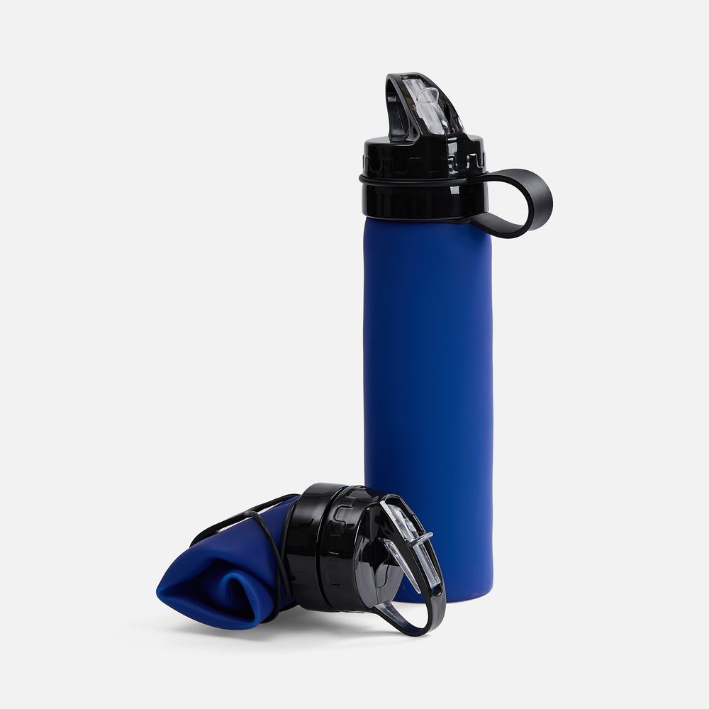 Складная бутылка для воды Langfossen, синяя