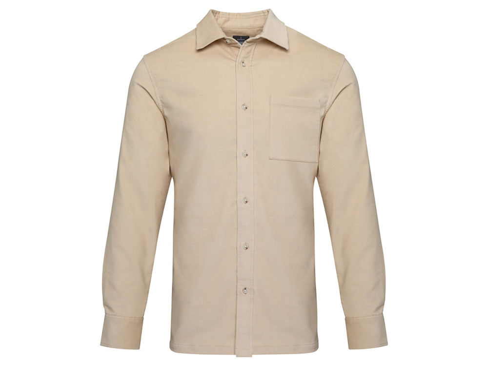 Alum вельветовая рубашка унисекс - Oatmeal