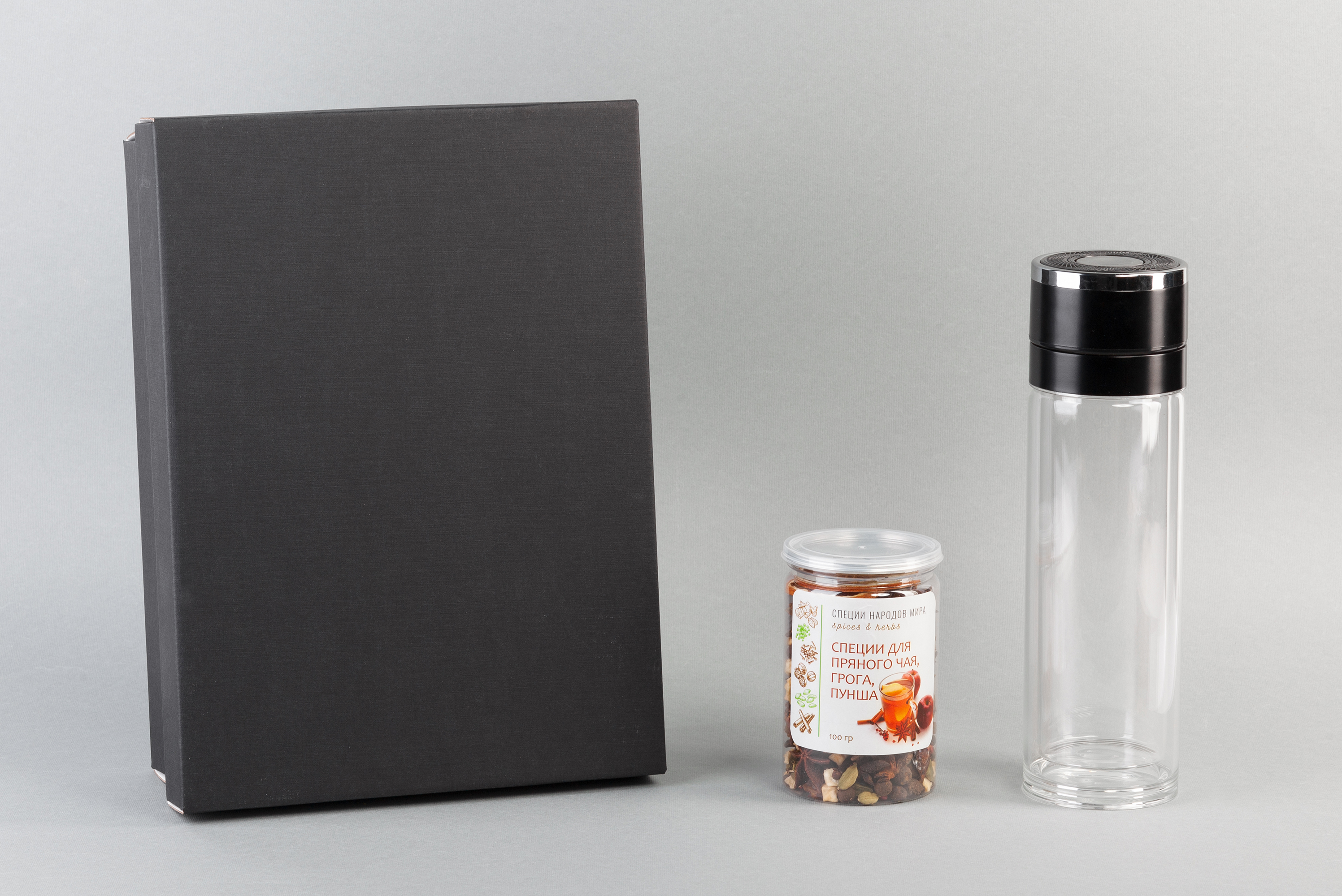 Набор подарочный "Pleasure": термос "Press", специи