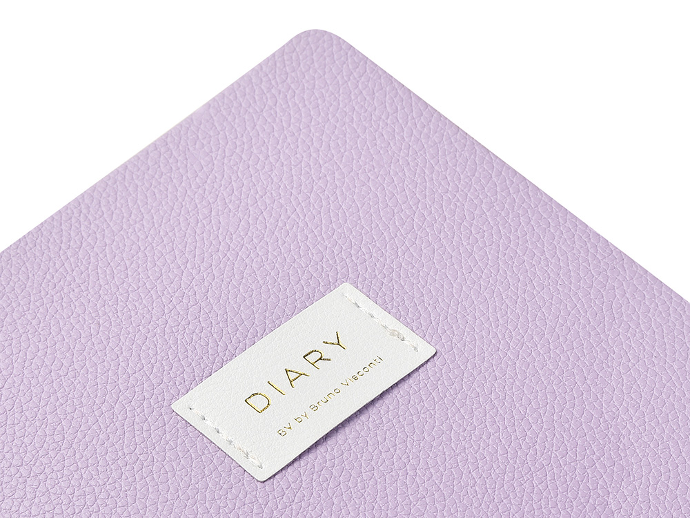 Ежедневник недатированный А5 Zefir с нашивкой, сиреневый Ежедневник недатированный А5 Zefir с нашивкой, сиреневый