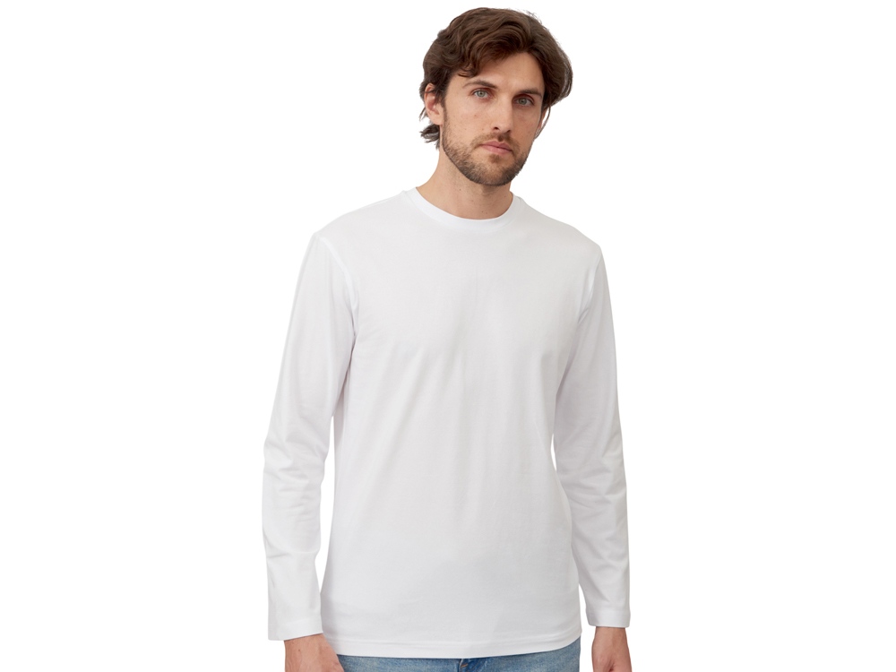 Футболка HD Fit  с длинным рукавом, мужская белый